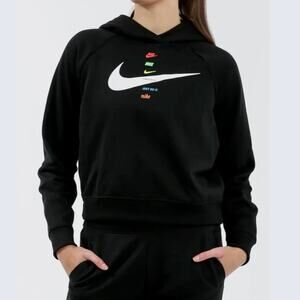Nike M Black Hoodie | Logo Swoosh, Streetwear, Back to School Capsule, Fall NWOT